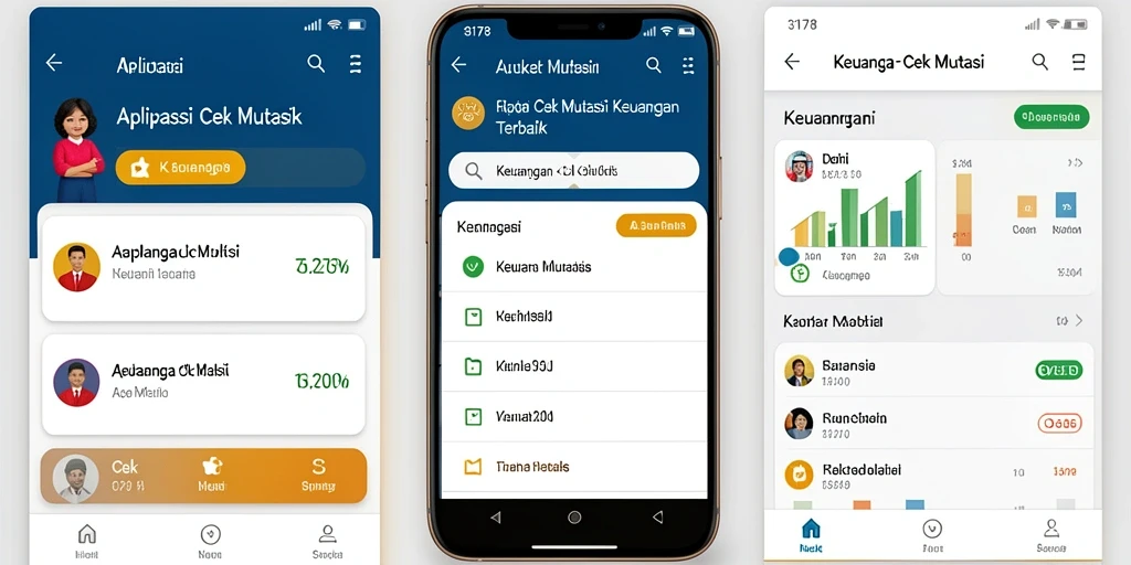 Tampilan antarmuka aplikasi Cek Mutasi 3178 yang menarik dan informatif.
