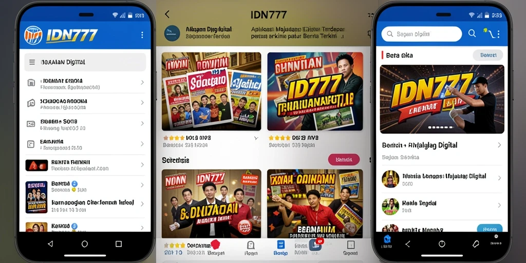 Antarmuka IDN777 yang modern dan mudah digunakan.