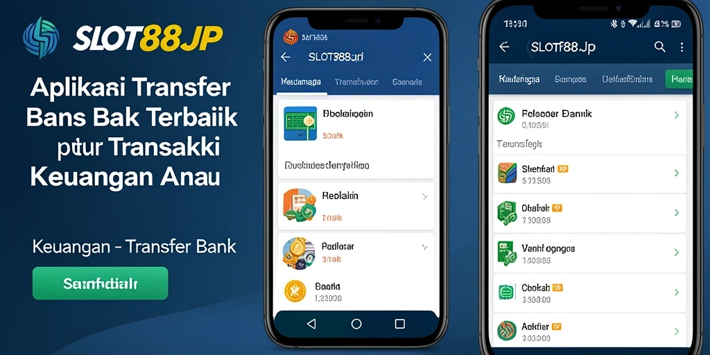 Antarmuka SLOT88JP yang user-friendly untuk transfer bank.
