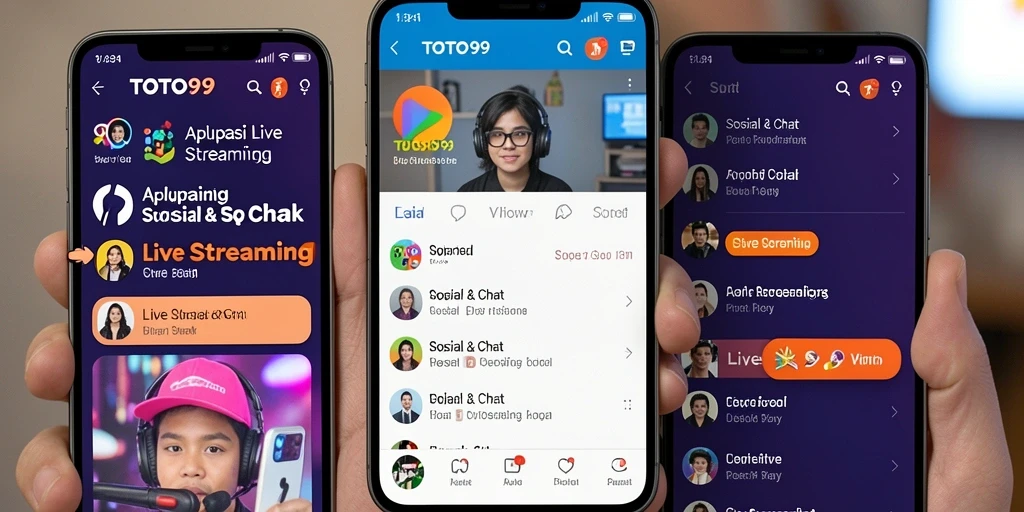 Antarmuka TOTO99 yang memukau dengan fitur Live Streaming yang interaktif.