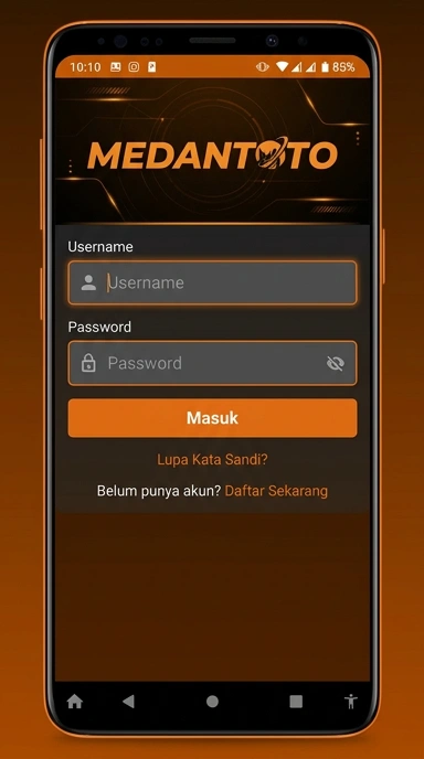 Masuk Akun Medantoto untuk Pengguna Android